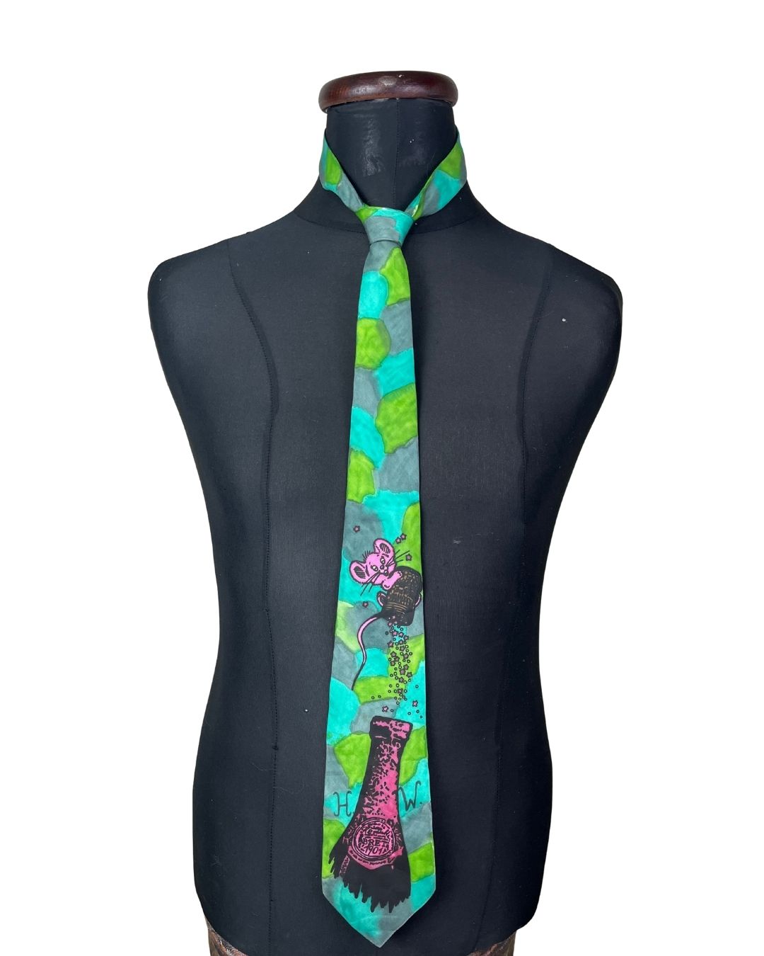Drunk Rat necktie 9.5 cm