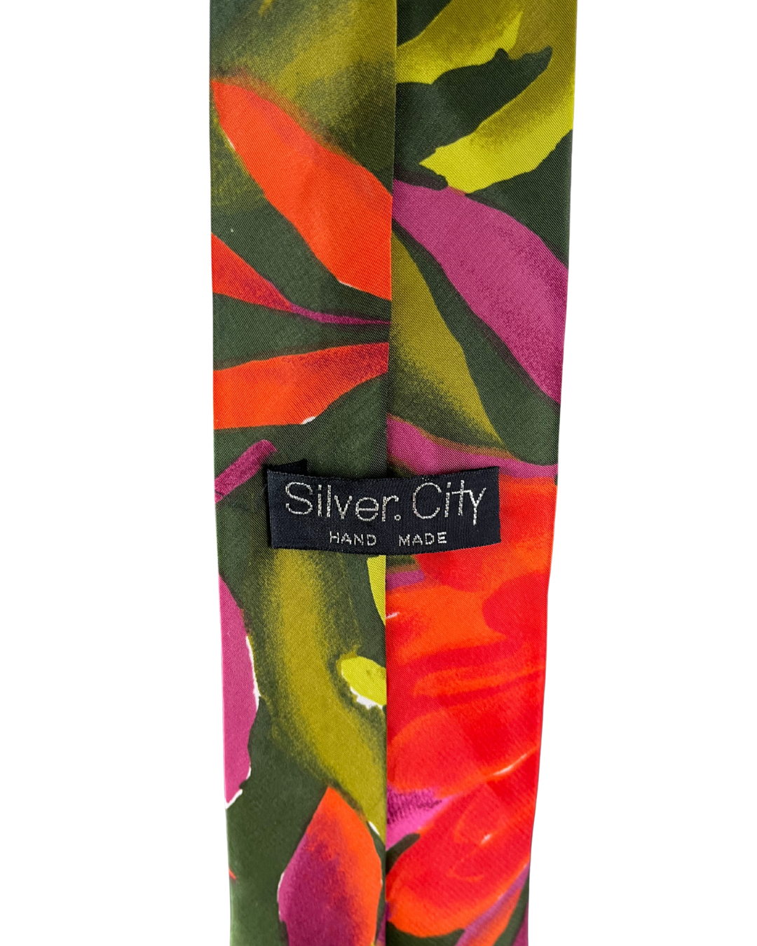 Silver City Floral Necktie 9 cm