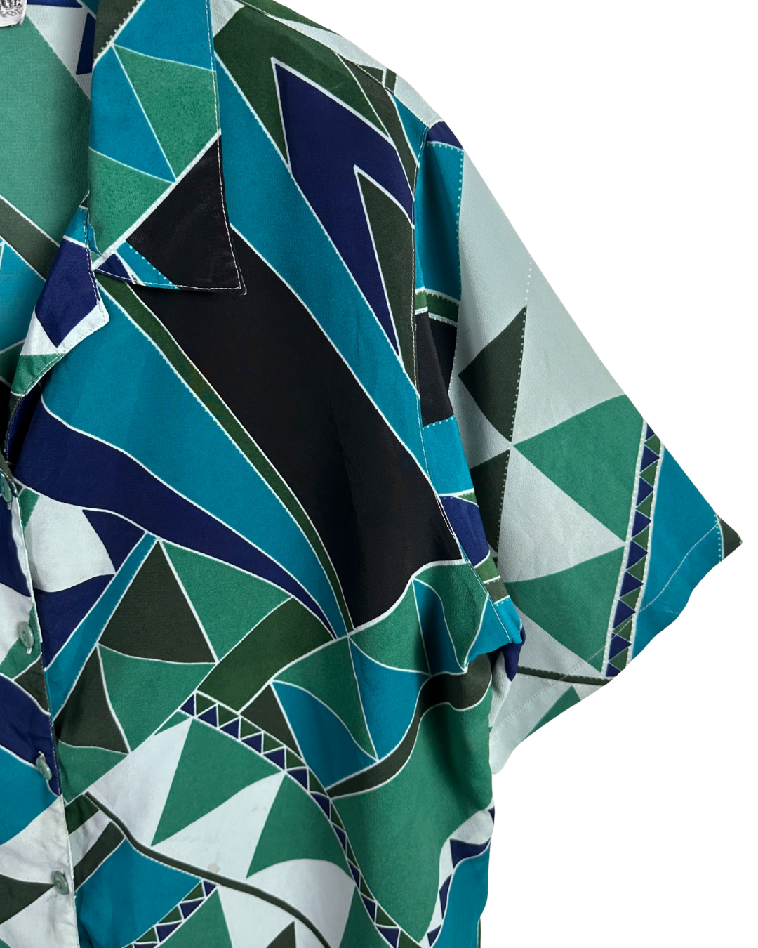 Mirror Image Geometric Shirt 2XL