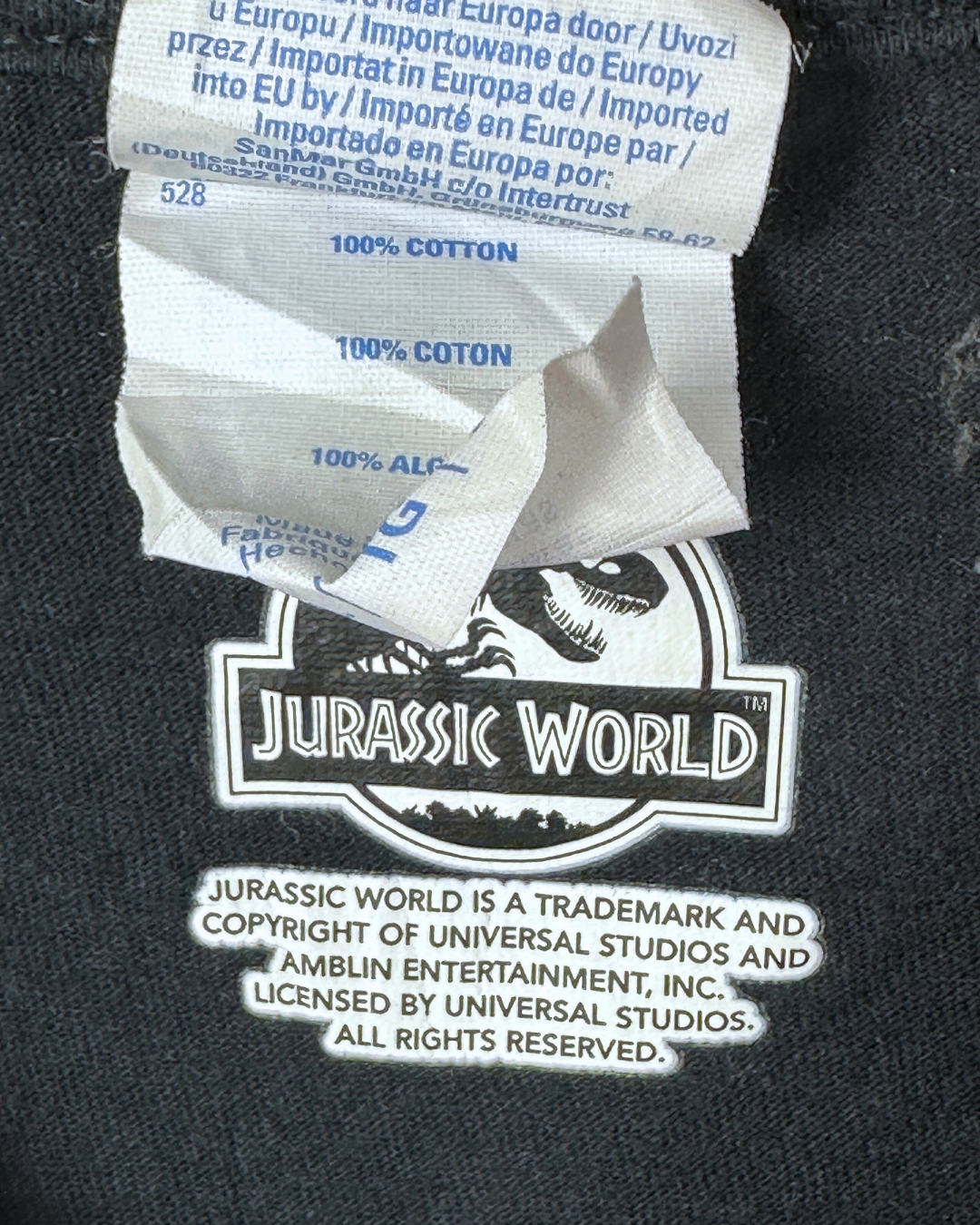 Jurassic World Graphic T-shirt XL
