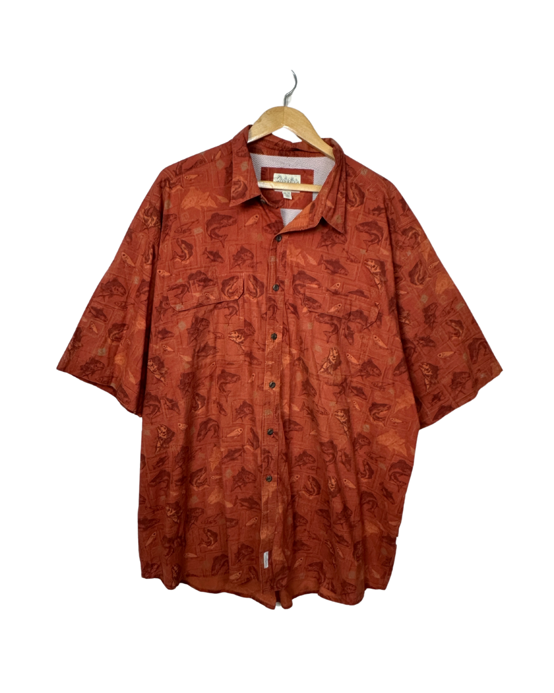 Cabela's Fish Print Shirt 3XL