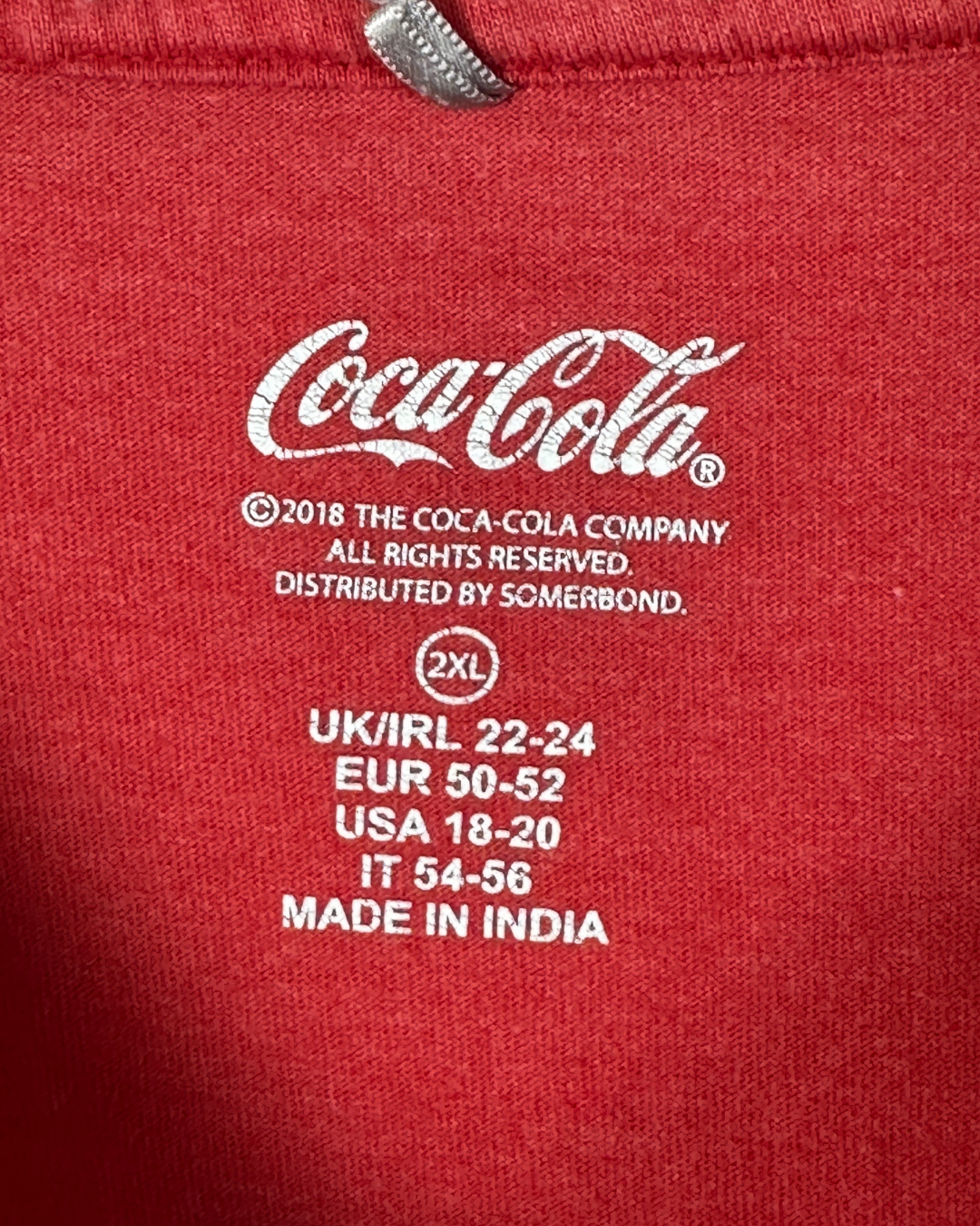 2018 Coca-Cola T-Shirt 2XL