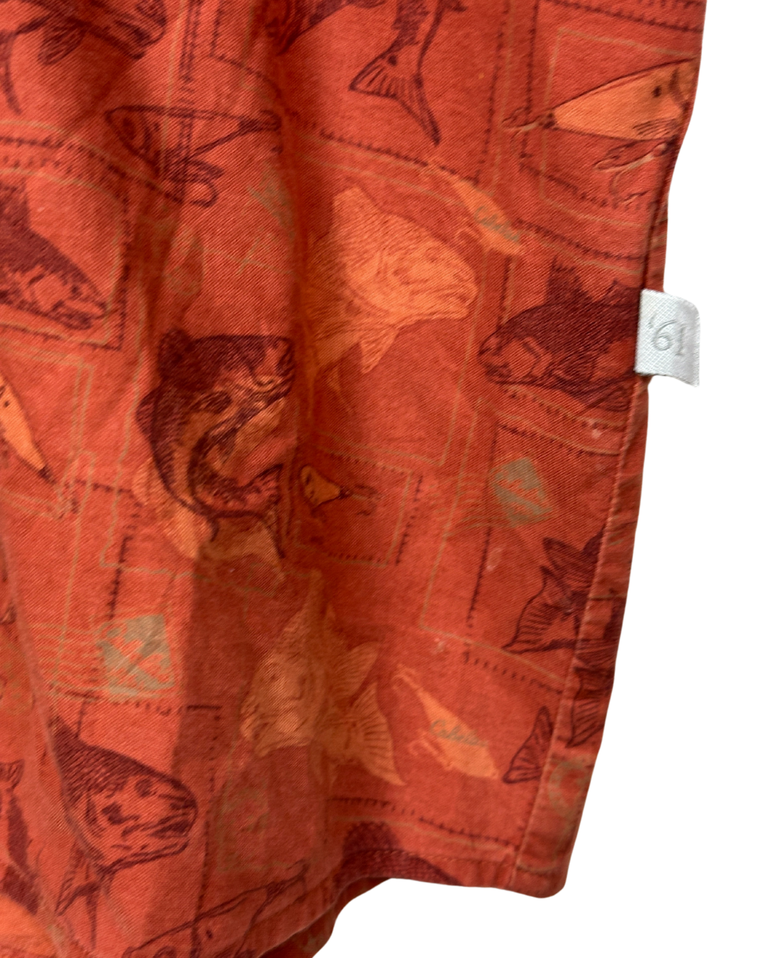 Cabela's Fish Print Shirt 3XL