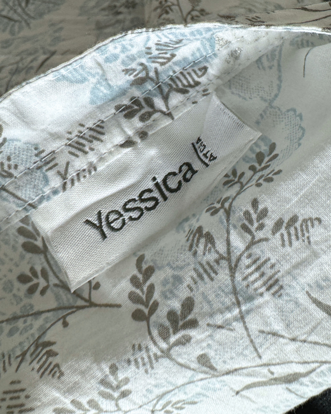 Vintage Yessica Floral Pearl Button Women's Shirt XL
