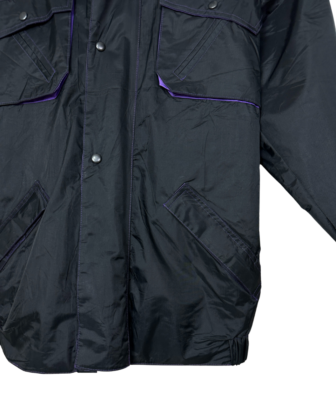 Nylon Moto Jacket Large