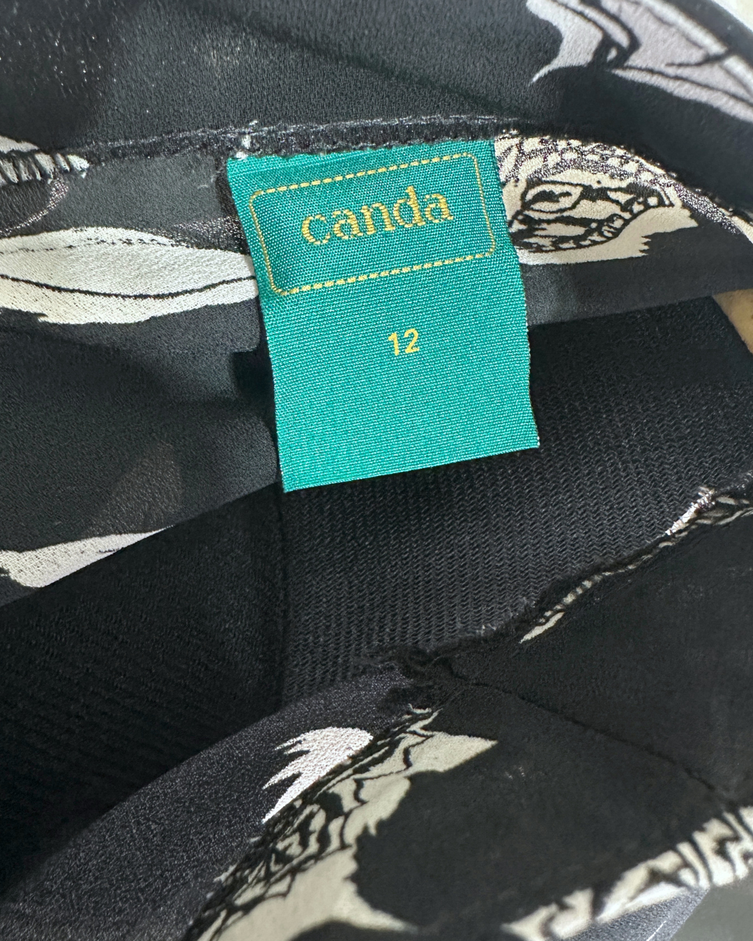 Vintage Canda Floral Women's Blouse