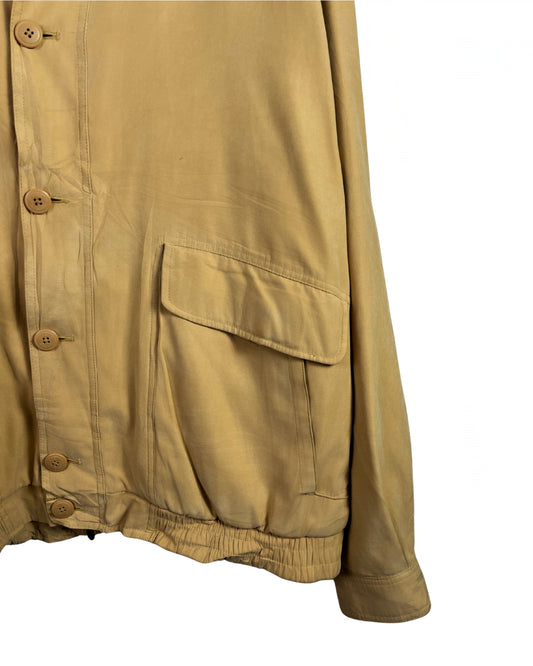 Vintage Harrington Style Button Front Jacket