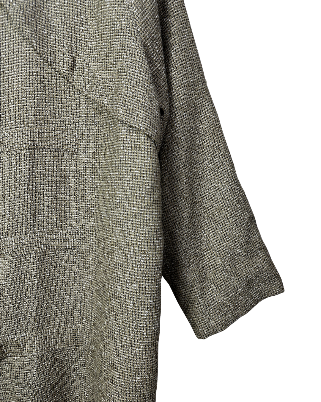 Vintage Metallic Woven Women's Evening Jacket – Hook Closure