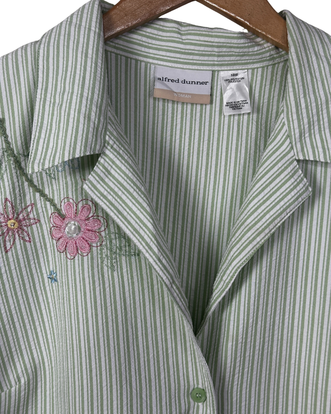 Vintage Alfred Dunner Embroidered Shirt - Women's 2XL