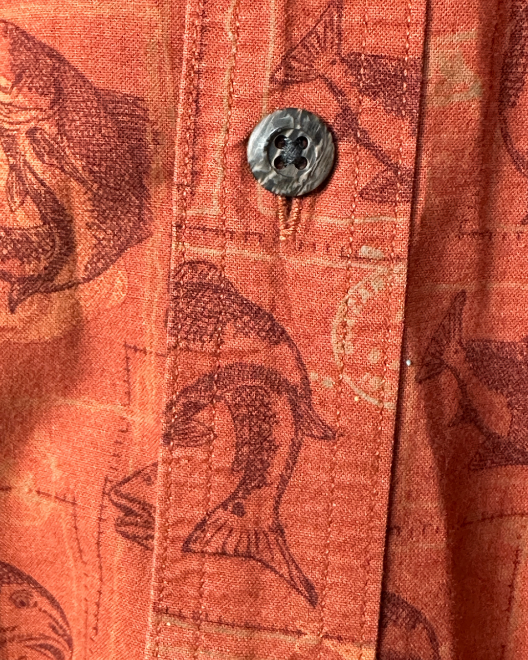 Cabela's Fish Print Shirt 3XL