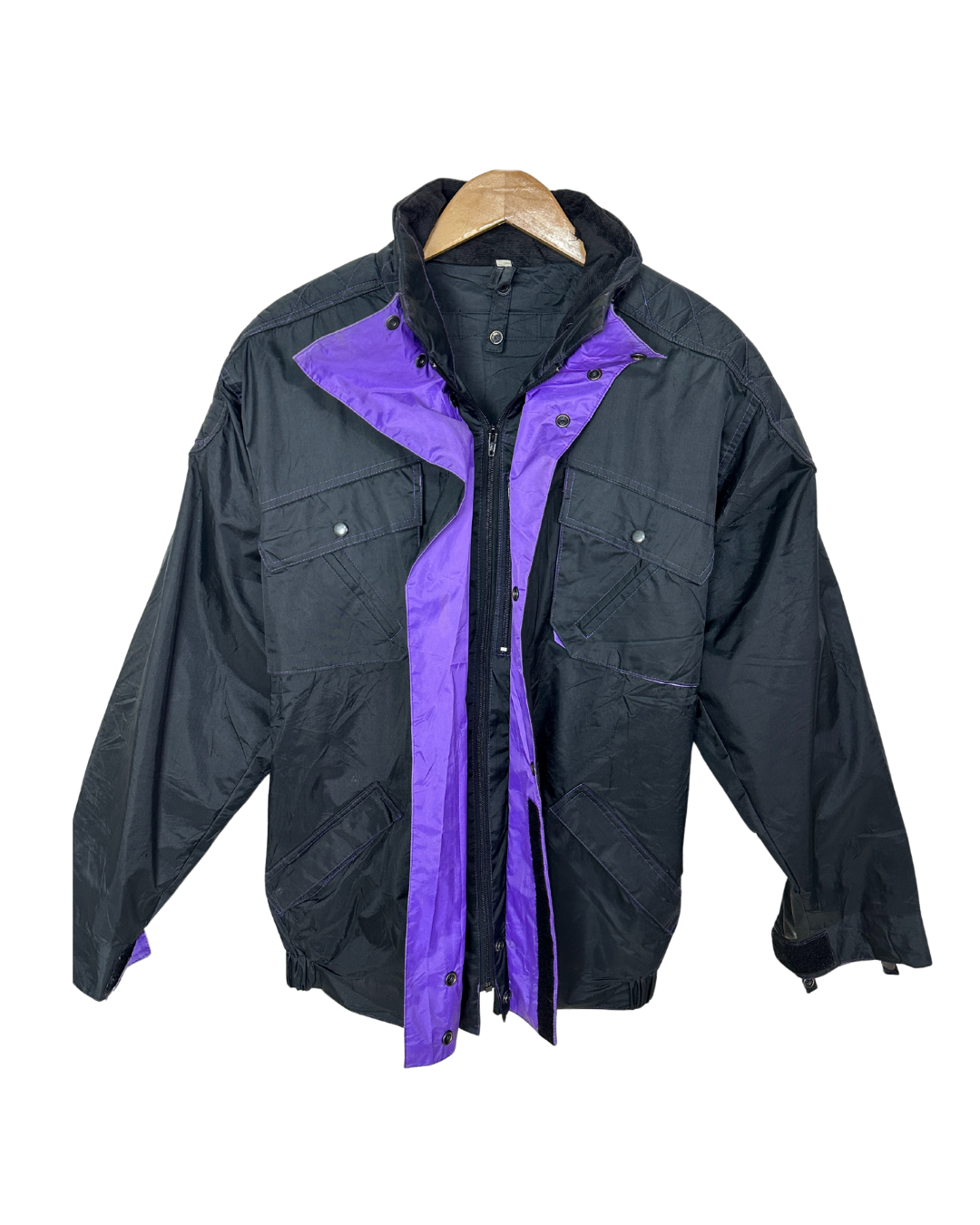 Nylon Moto Jacket Large