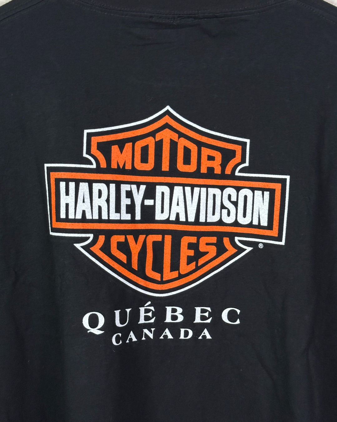 2000 Harley-Davidson Québec Shirt Oversized 2XL