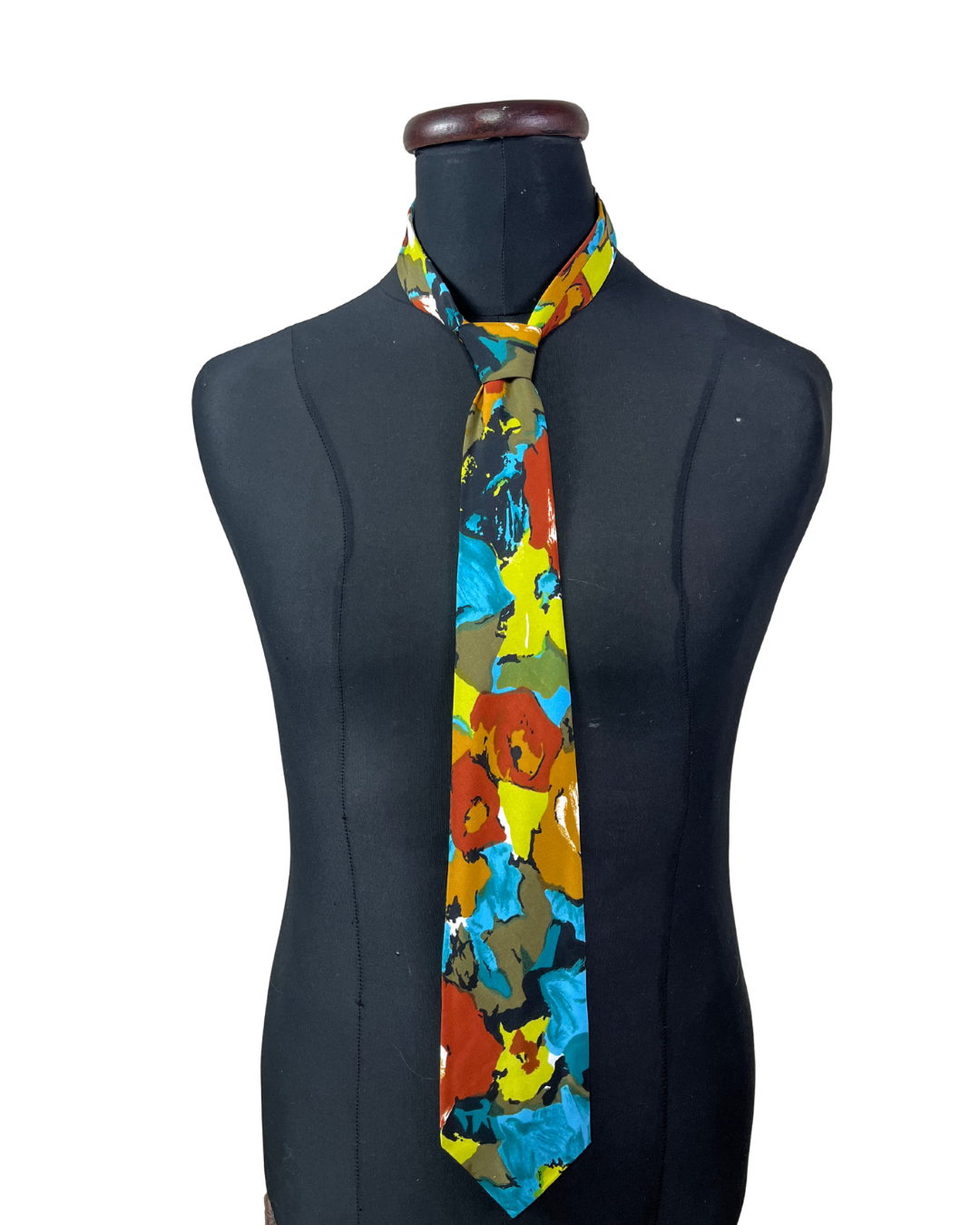 Silver City Abstract Art Necktie 9 cm