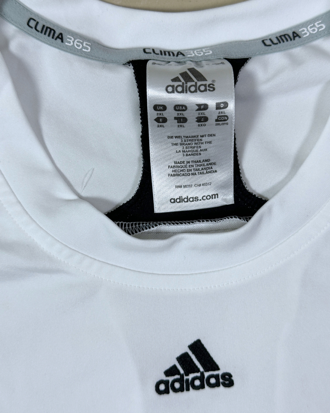 Vintage 2008 Adidas Clima 365 T-Shirt 2XL