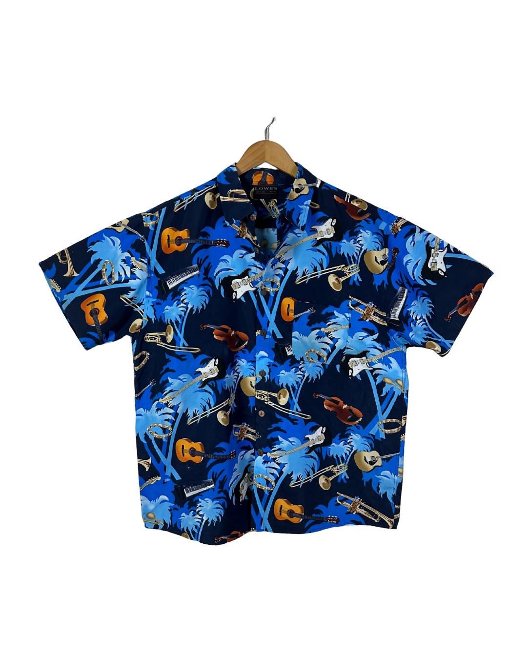 Lowes Music Instruments Hawaiian Shirt 2XL