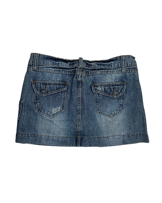 Outfit Fashion Denim Mini Skirt