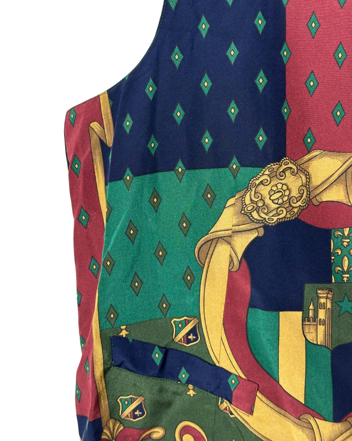 RARE Vintage 80's Deadstock Pure Silk Pancaldi & B. Vest