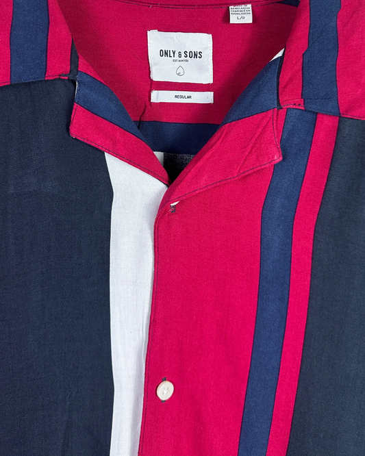 Only & Sons Striped Shirt - Large