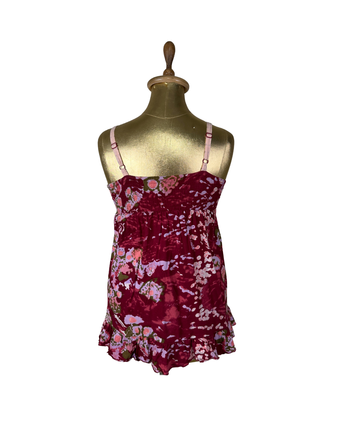 Y2K Patchwork Sequin Floral Cami