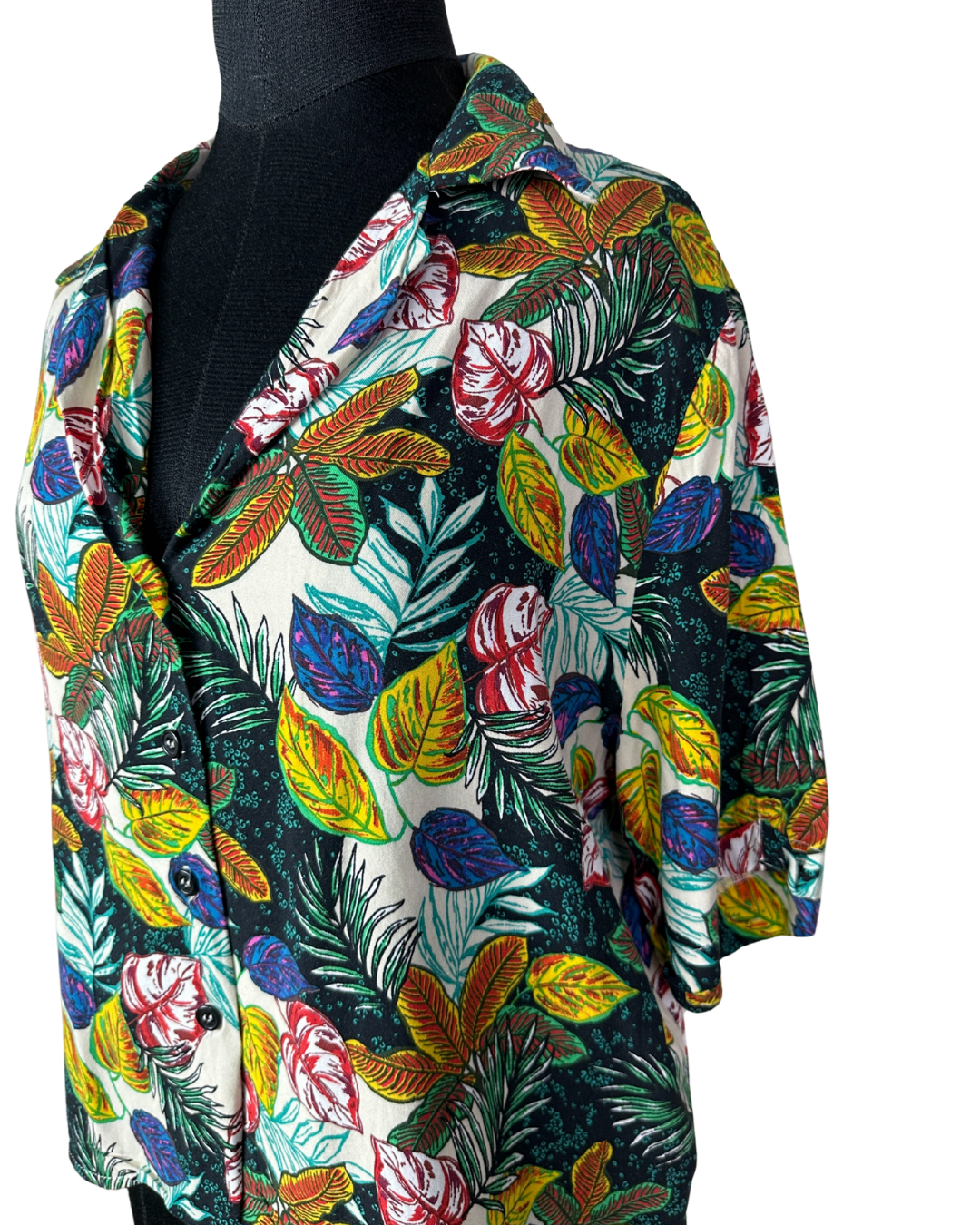 Leaf Pattern Women's Shirt