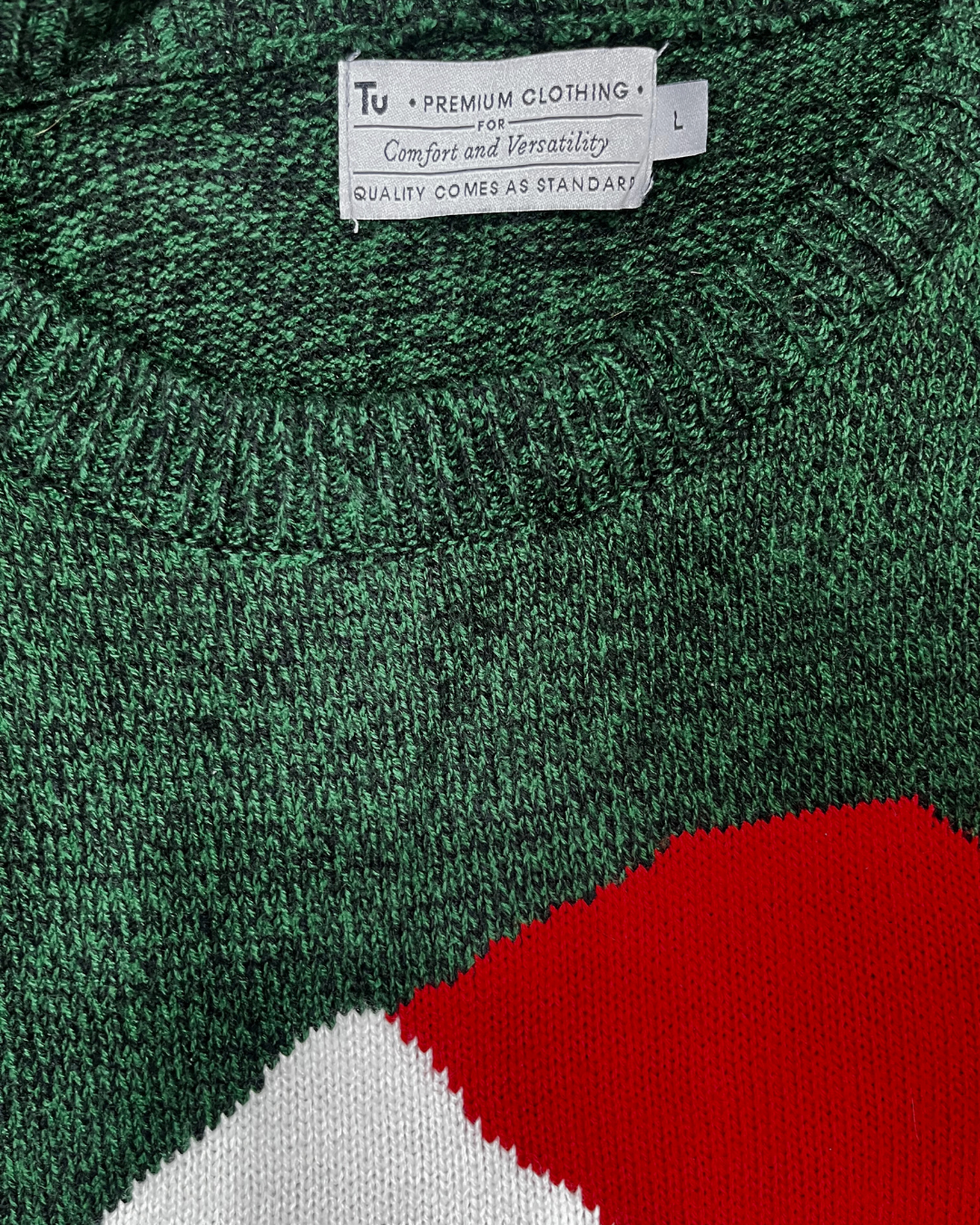 Santa Dog Christmas Sweater - Large