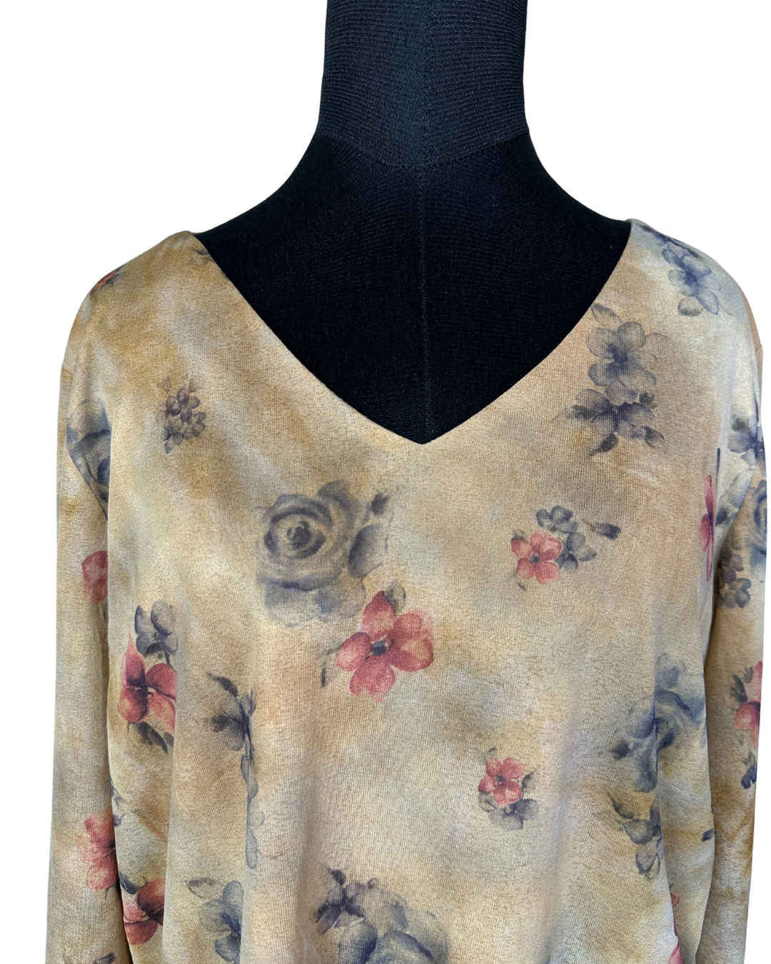 Vintage Floral Women's Top XL