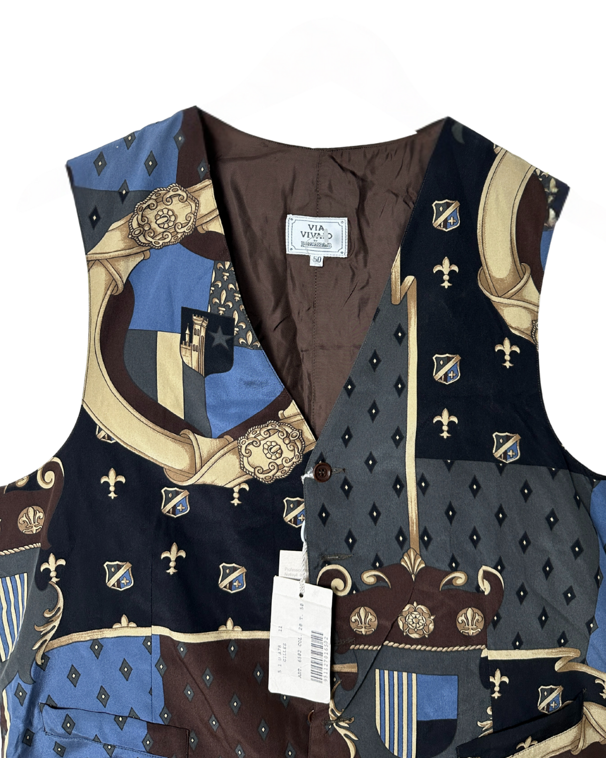 RARE Vintage 80's Deadstock Pancaldi & B. Vest
