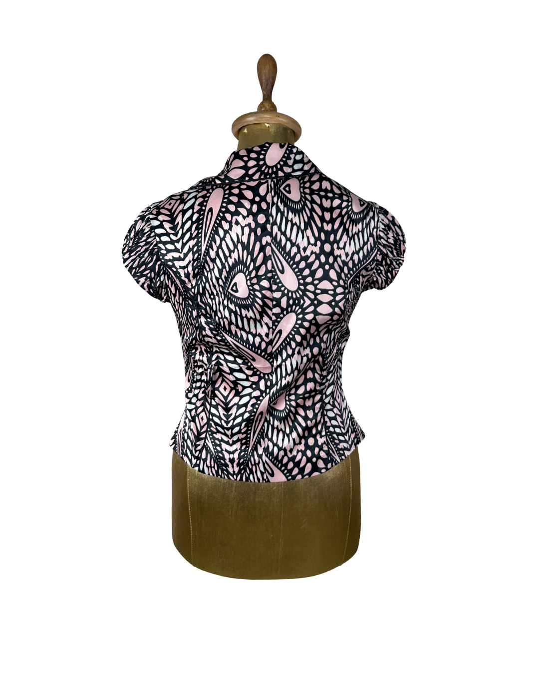Nominal One-Button Fitted Blouse
