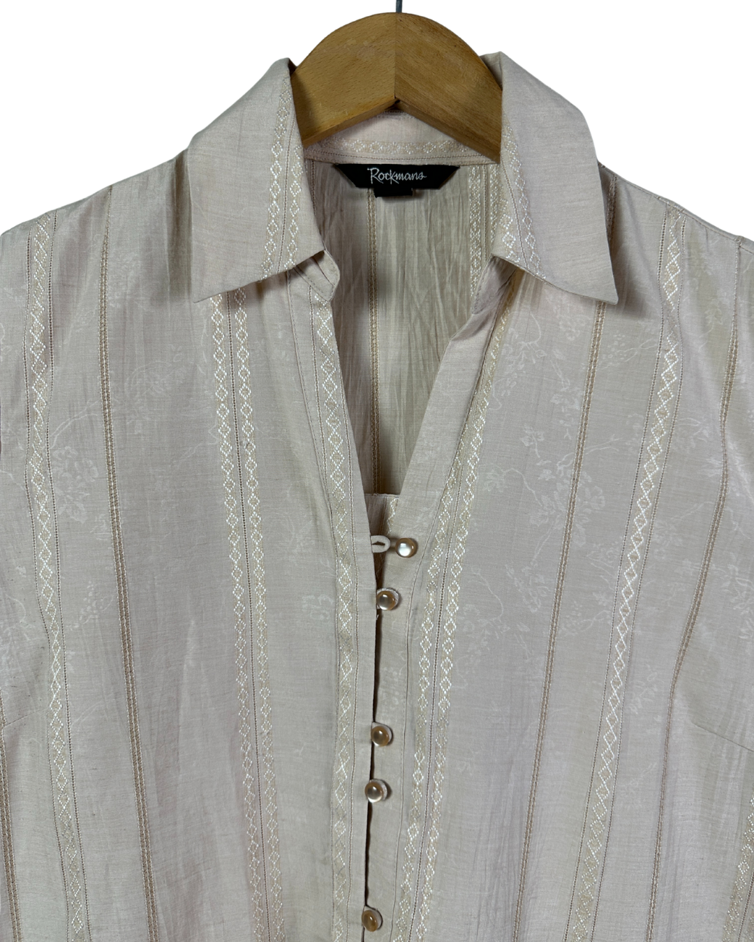 Vintage Embroidered Rockmano Blouse - UK 14