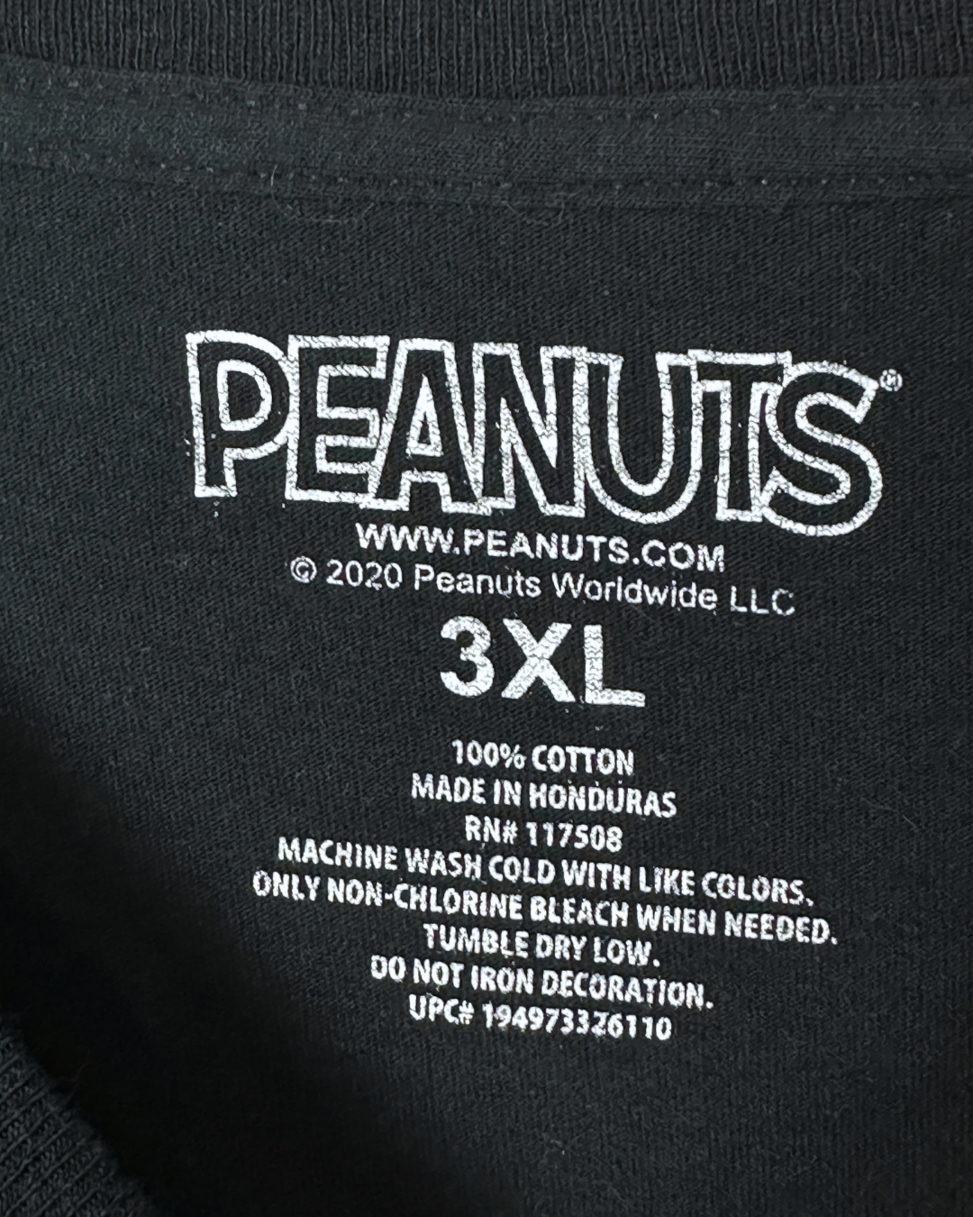 Peanuts Snoopy Graphic T-shirt 3XL