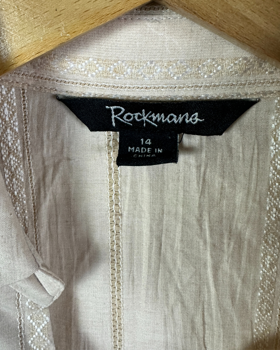 Vintage Embroidered Rockmano Blouse - UK 14