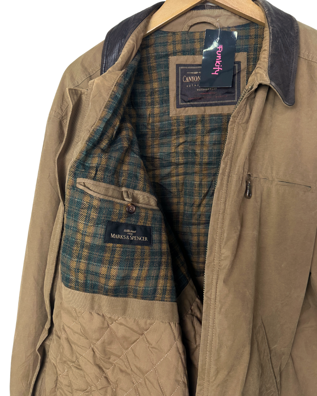 Vintage 1997 Marks & Spencer Canyon Harrington Outdoor Jacket (XL)