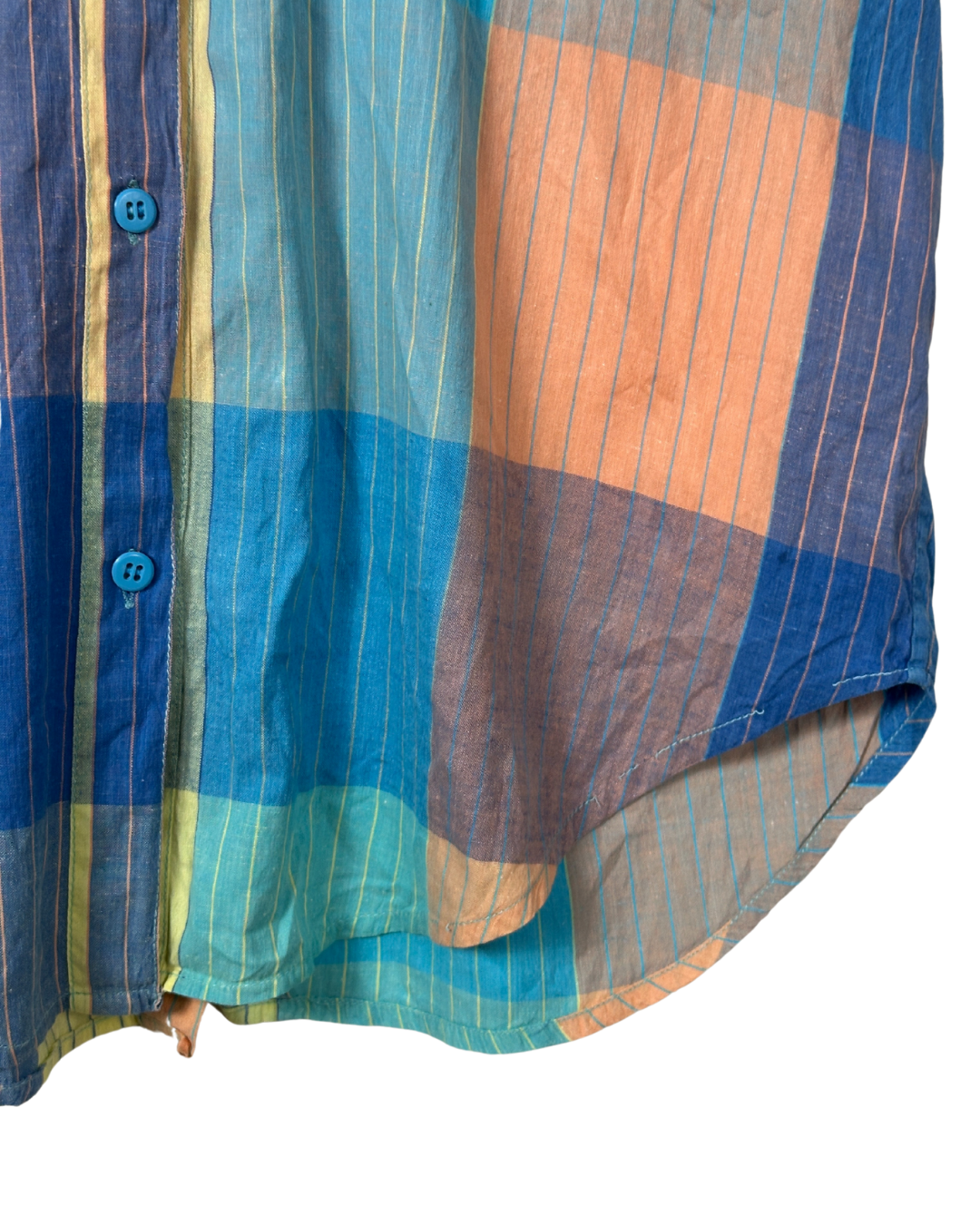 Colorblock Striped Shirt Medium