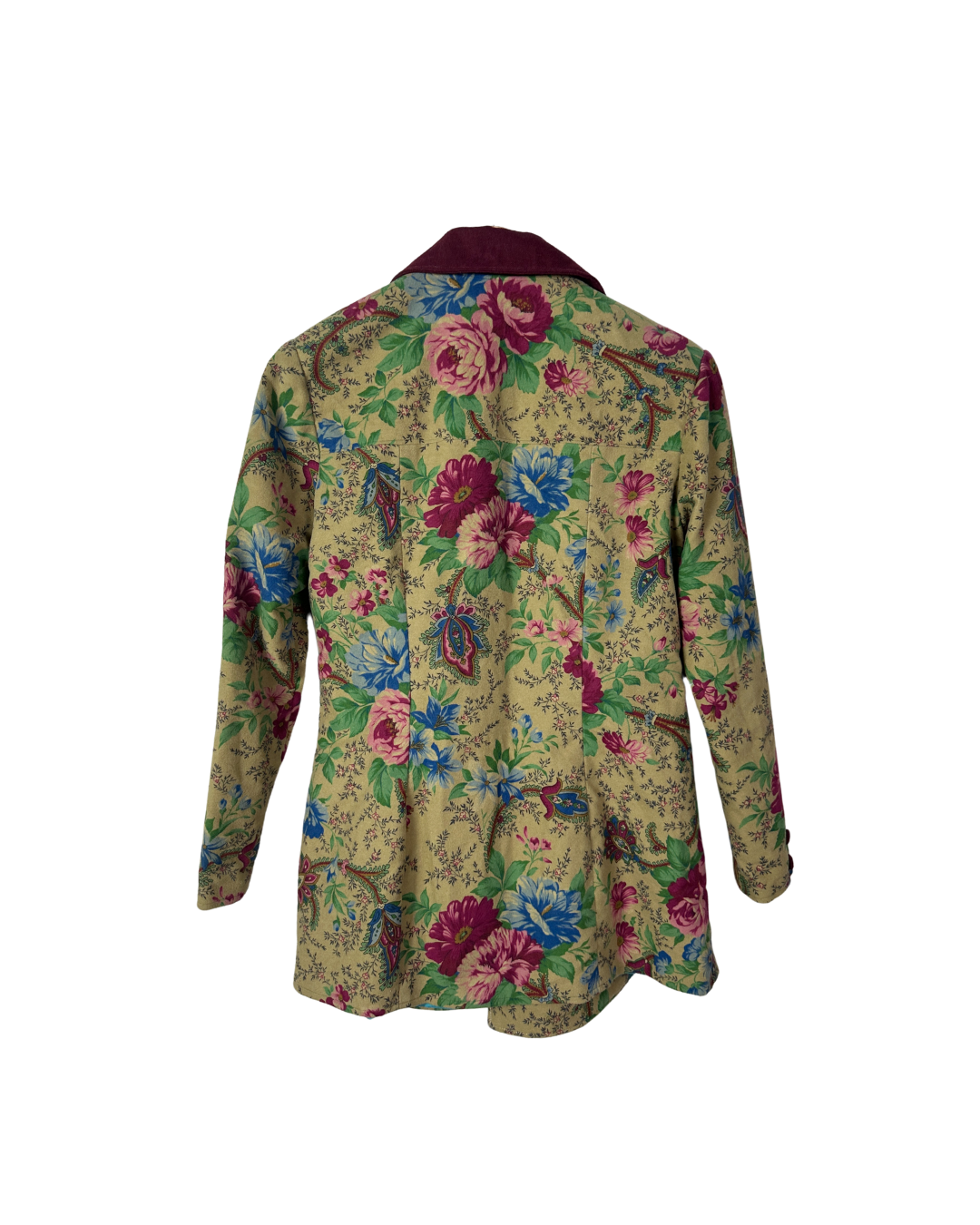 Vintage Floral Women's Double-Breasted Blazer