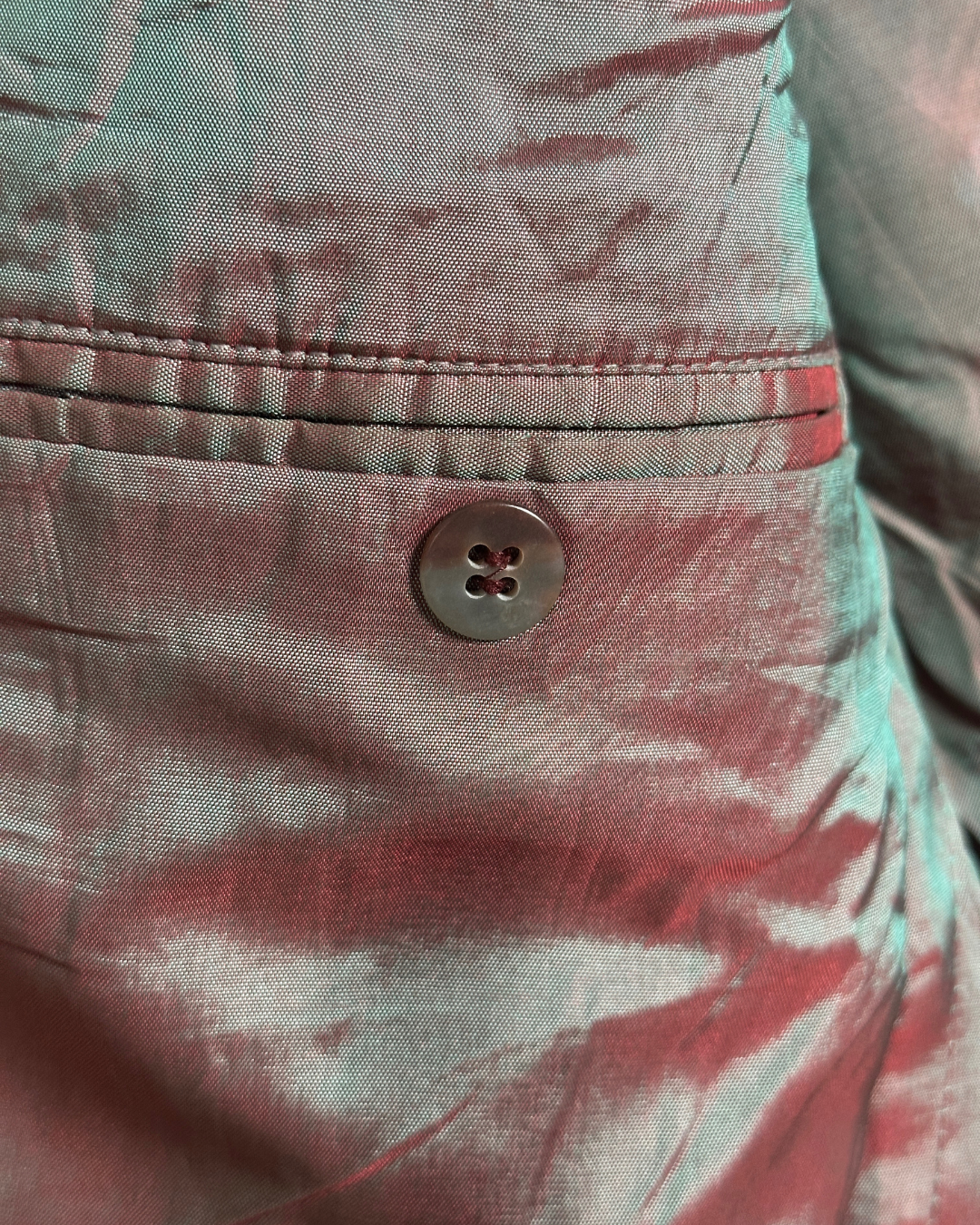 Vintage Pierre Monée Dark Red Wool Blend Blazer - 52