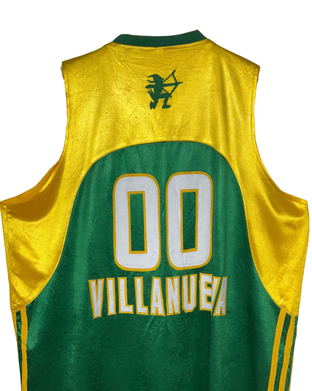 Green Arrow Villanueva Satin Basketball Jersey 2XL