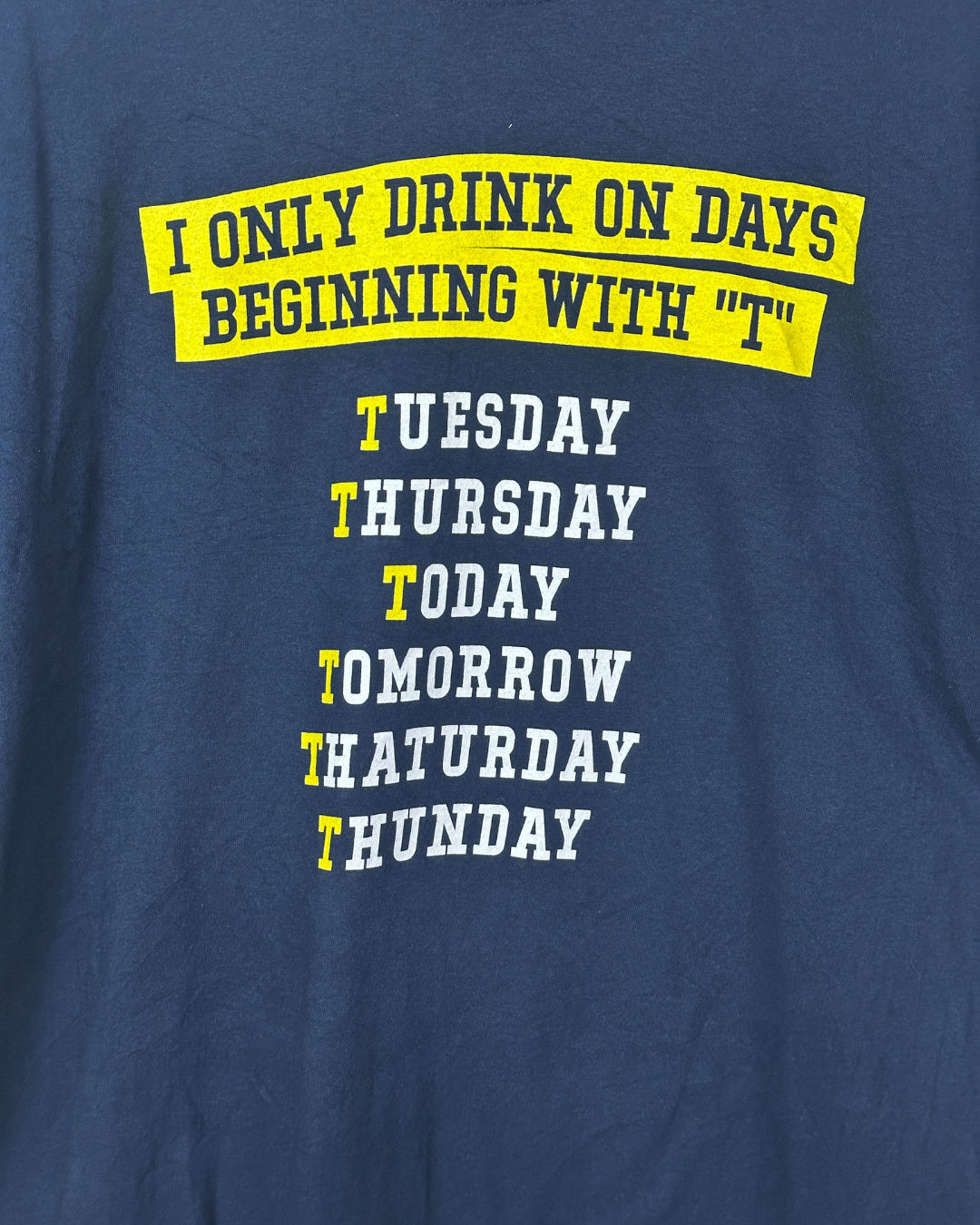 Spencer's Funny Drinking Tee XL