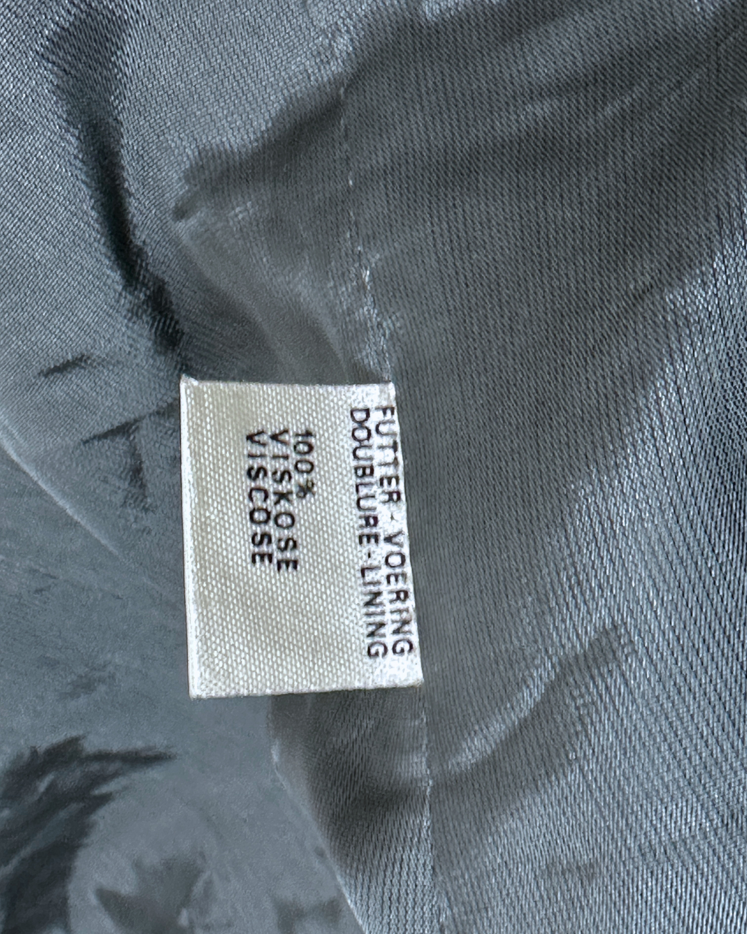 Vintage Double-breasted Wool-Blend Blazer 50