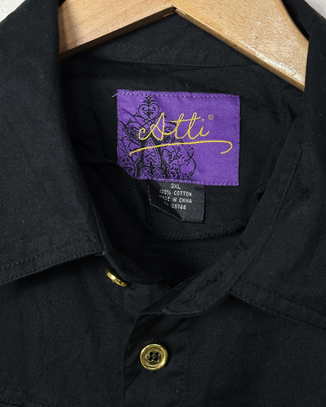 Vintage Atti Military-Inspired Shirt 3XL