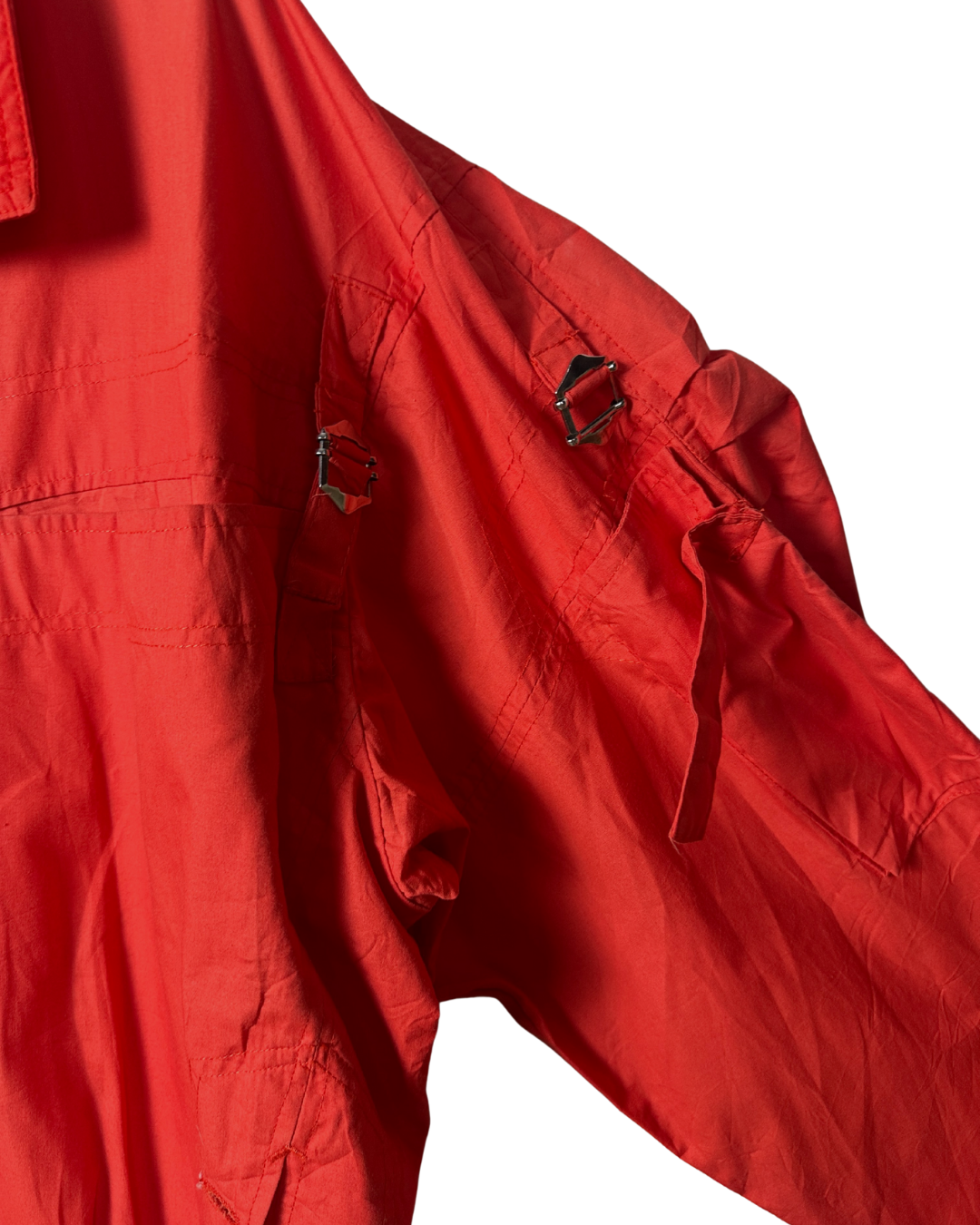 Vintage Puff Sleeve Orange Jacket -XL