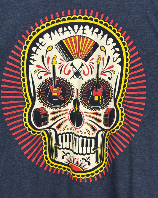 Next Level Skull Guitar Graphic T-Shirt XL