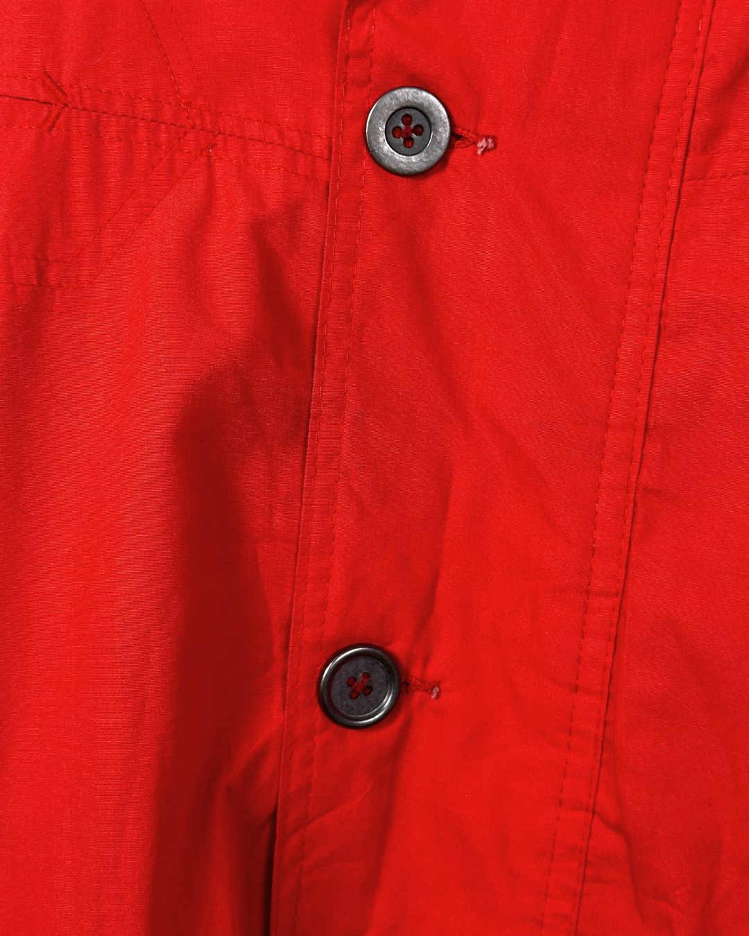 Vintage Puff Sleeve Orange Jacket -XL