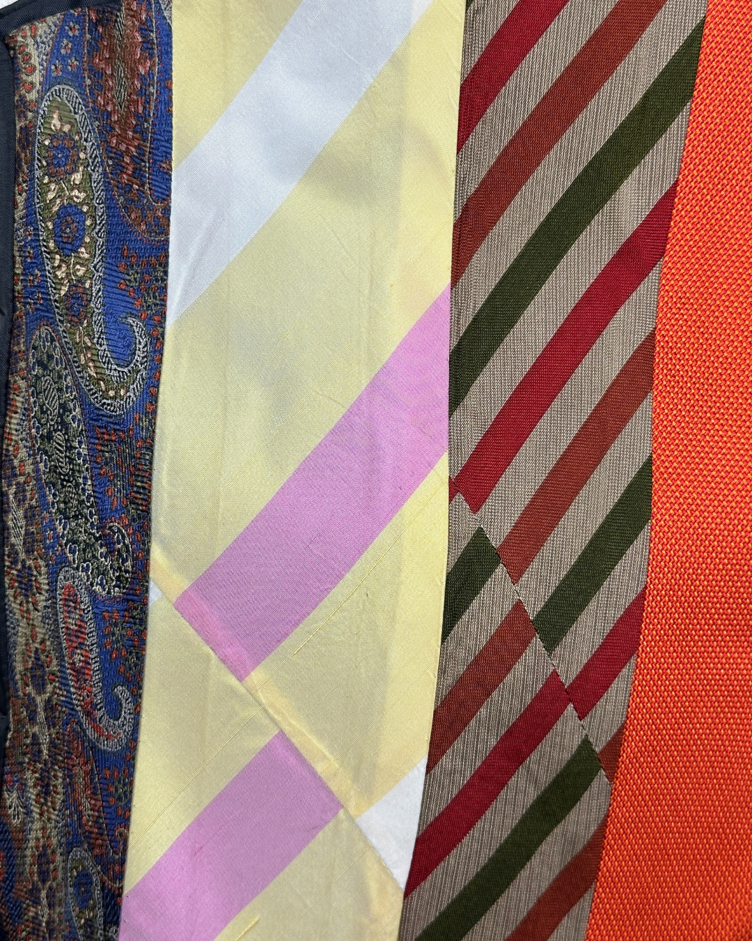 Retied Upcycled Necktie Vest Medium