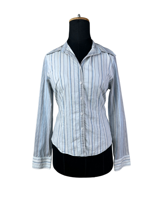Staccato Striped Fitted Women's Shirt Medium