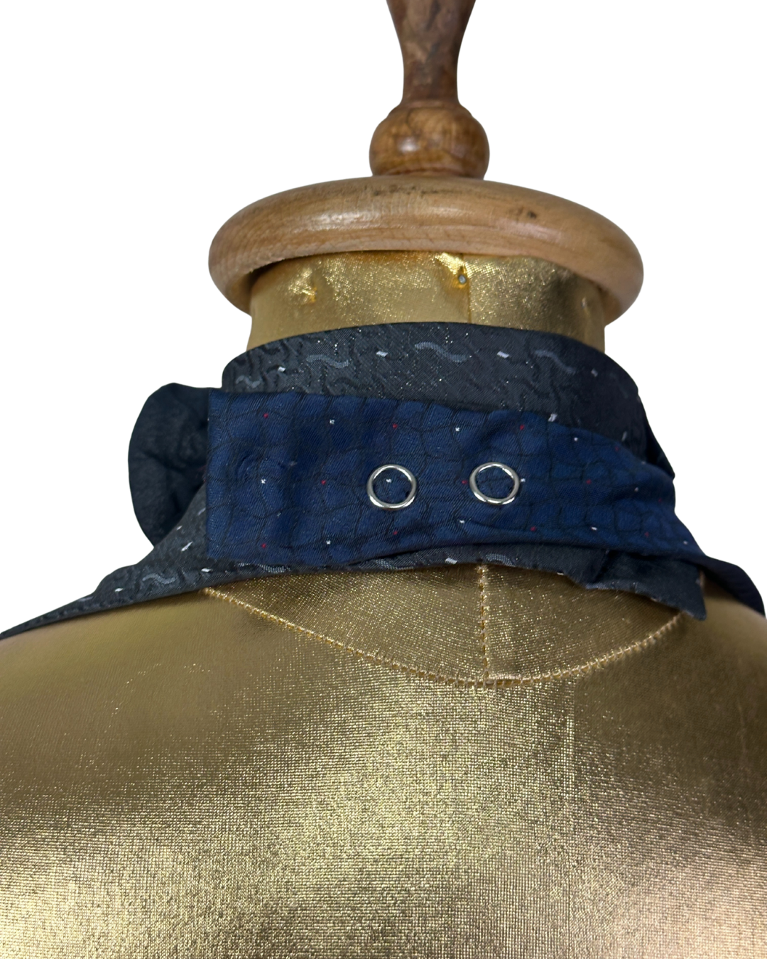 Handmade Upcycled Tie Vest Top with Choker