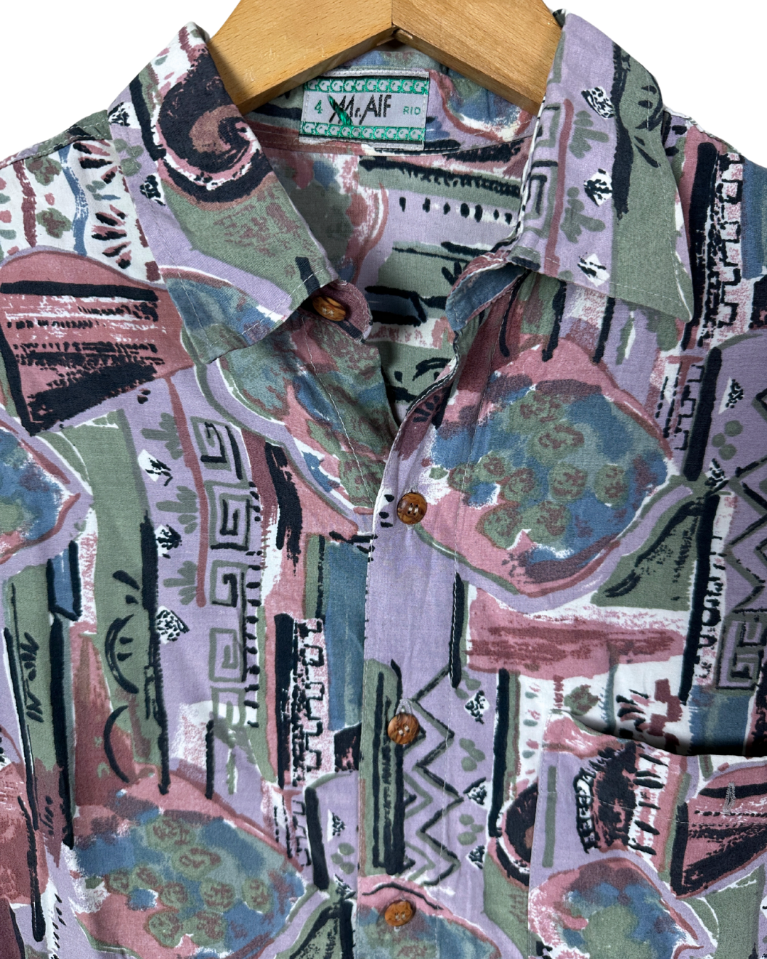 Vintage Abstract Shirt XL