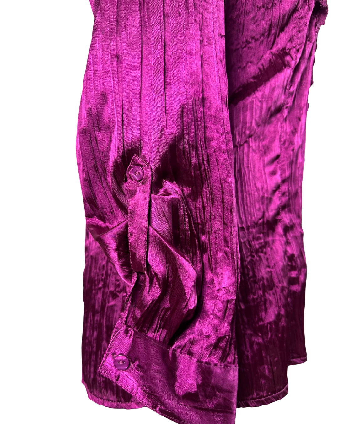 Vintage Canda Ruffled Sain Blouse