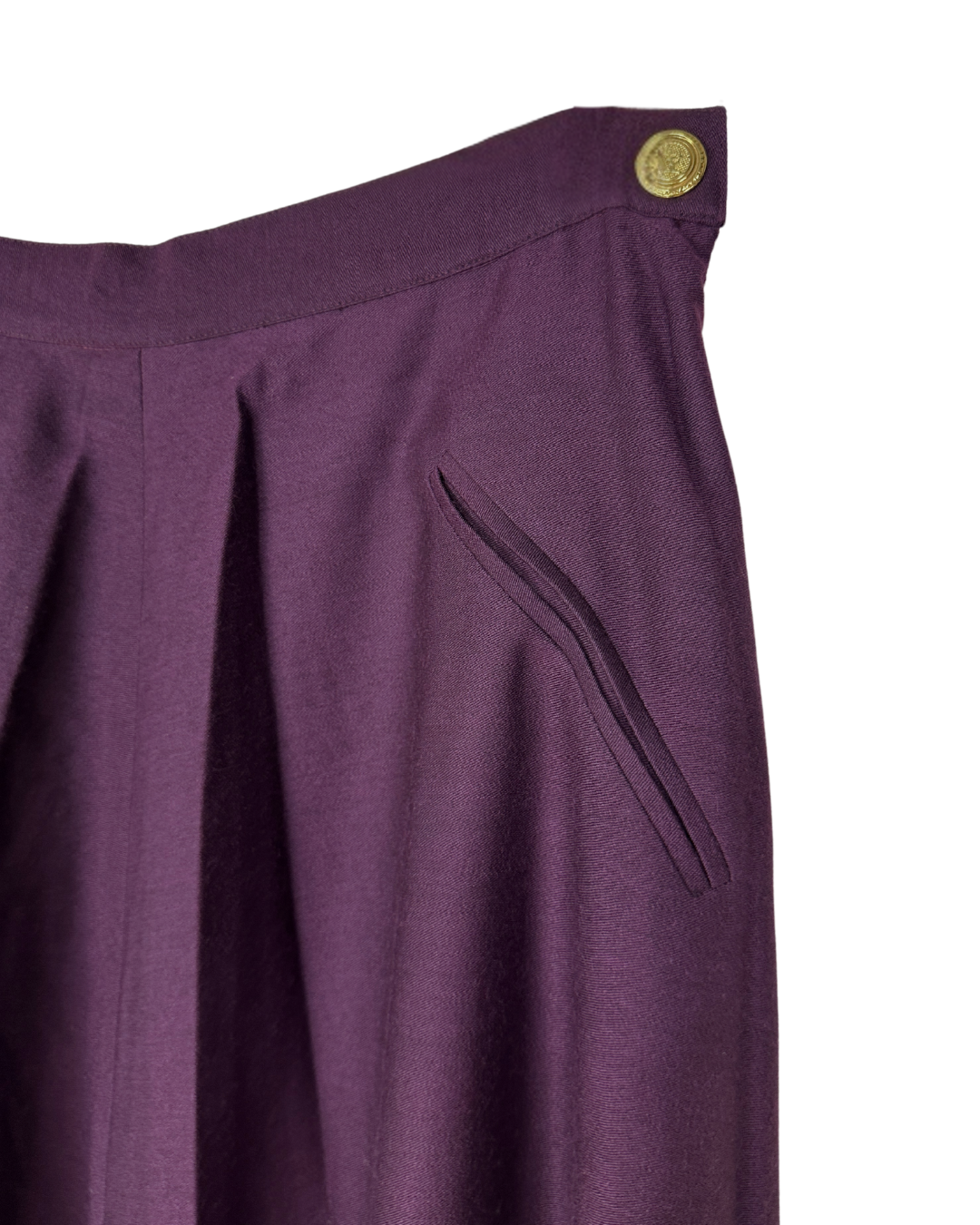 Vintage Deadstock 80's Pancaldi & B Wool Skirt (unwrinkle)