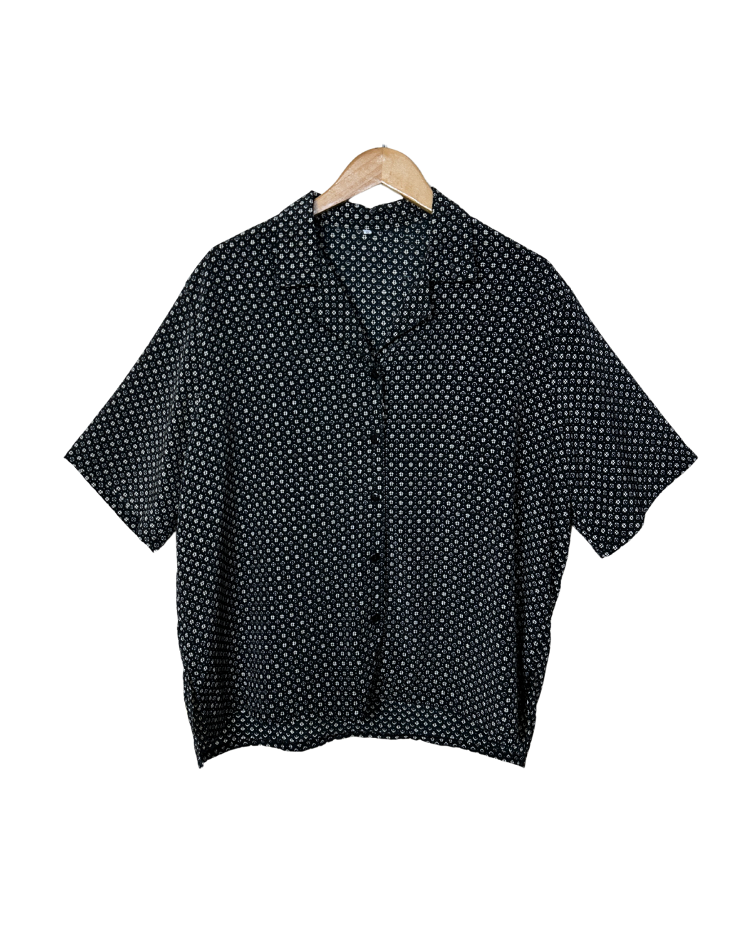 Vintage Mini Medallion Pattern Shirt XL