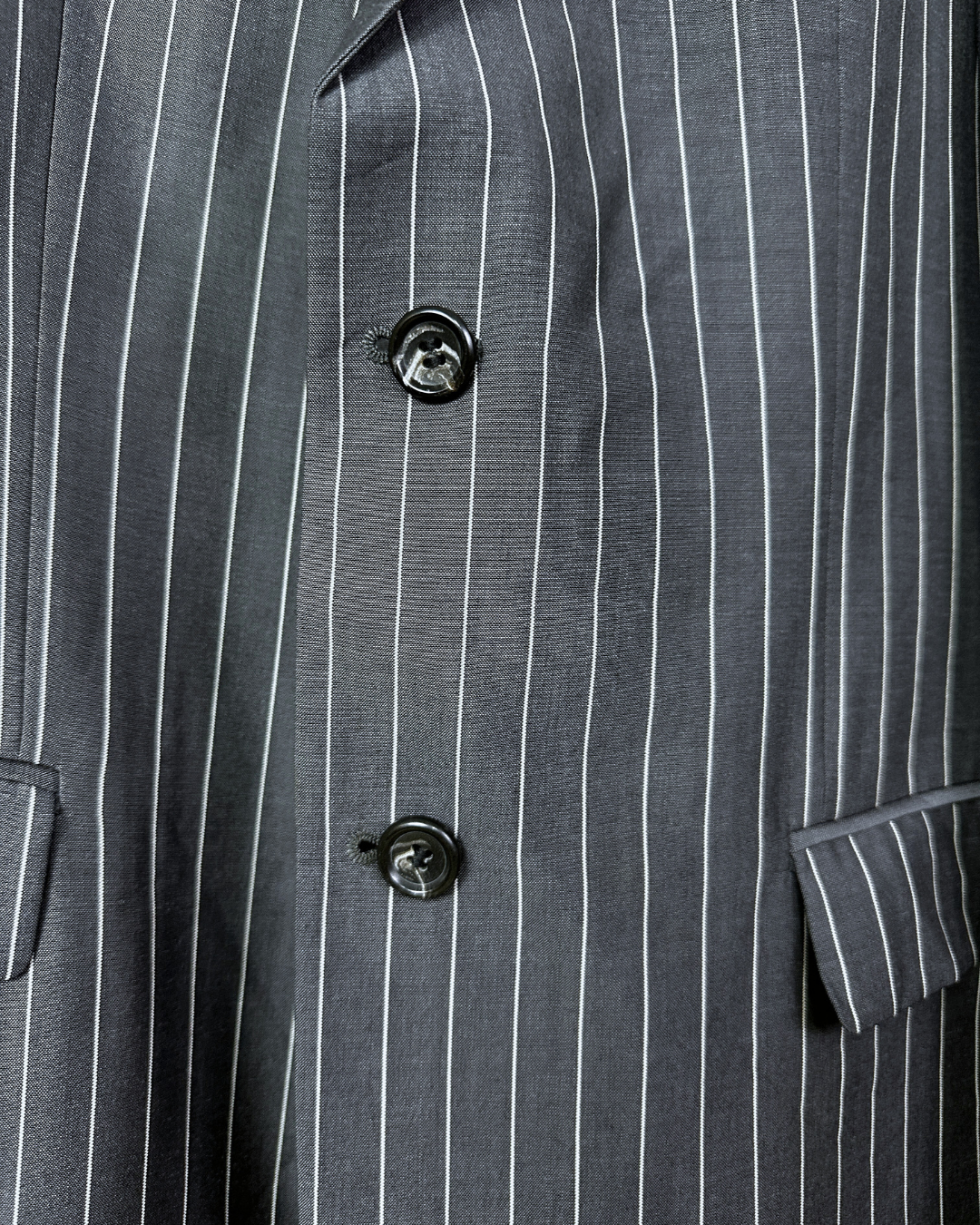 Vintage Strellson Pinstripe Full Suit - Size 48